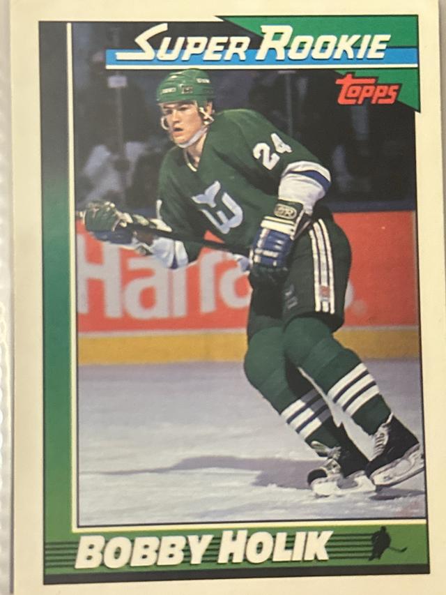 1991-92 O-Pee-Chee Bobby Holik SR ﻿Base #7