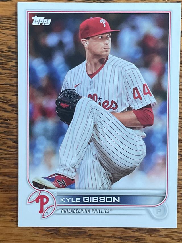 2022 Topps Factory Team Sets Kyle Gibson Base Set #PHI-9