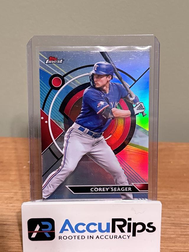 2023 Topps Finest Corey Seager Base Set Refractor #21