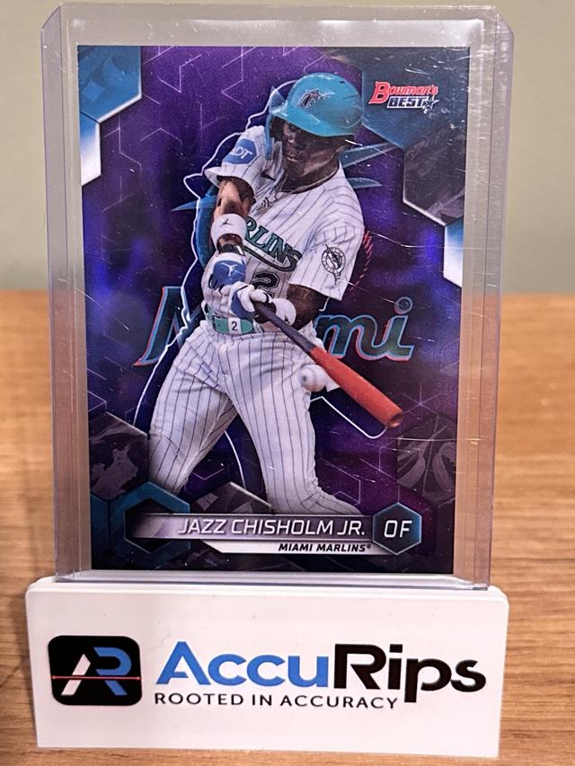 2023 Bowman's Best Jazz Chisholm Jr. Blue Refractors /150 #21