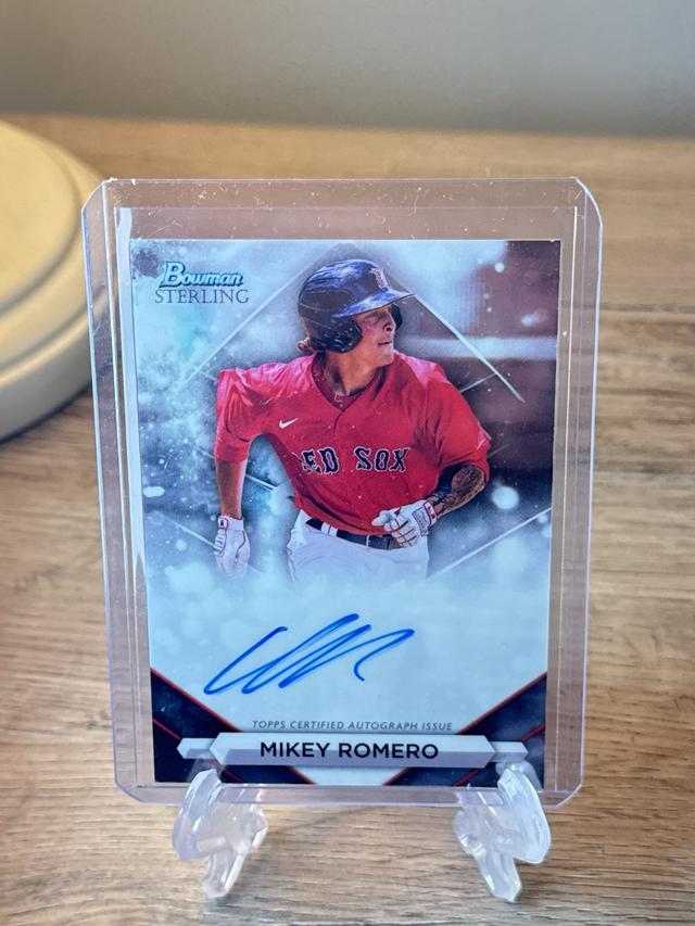 2023 Bowman Sterling Mikey Romero PROSPECT AUTOGRAPHS #PA-MR