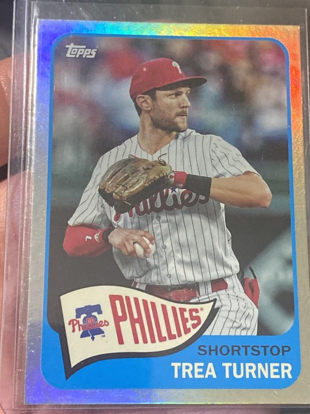 2023 Topps Archives Trea Turner 1965 Rainbow Foil /199 #200