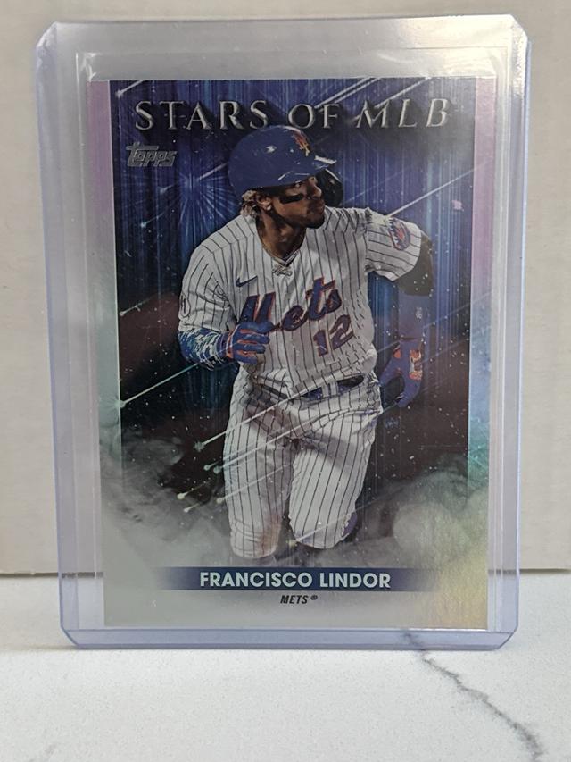 2022 Topps Series 2 Francisco Lindor STARS OF THE MLB Chrome #SMLB-31