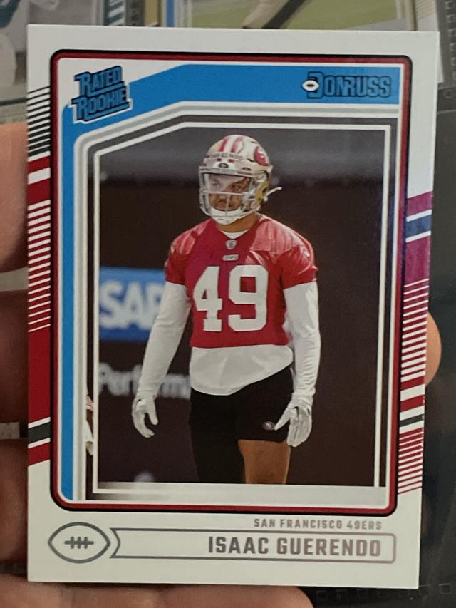 2024 Donruss Football Isaac Guerendo Rated Rookies #336