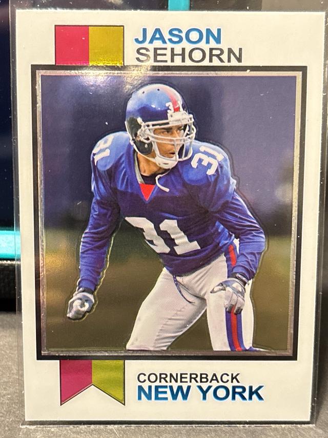 2023 Topps Composite Jason Sehorn 1973 Football Chrome #1973-20