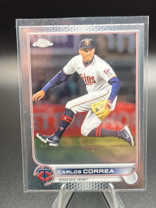 2022 Topps Chrome Updates Carlos Correa BASE #USC98