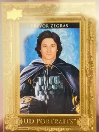 2023-24 Upper Deck Series 2 Hockey Trevor Zegras UD Portraits Checklist #P56