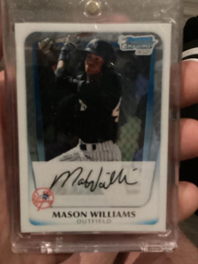 2011 Bowman Mason Williams Chrome Prospect Autographs Set #BCP85