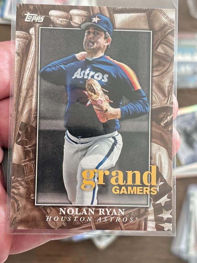 2024 Topps Series 1 Nolan Ryan GRAND GAMERS #GOG-1