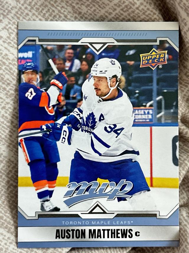 2024-25 Upper Deck MVP Auston Matthews ﻿Base Set #22