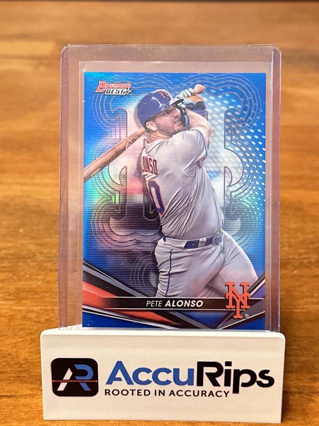 2022 Bowman's Best Pete Alonso Base Set Blue /150 #57