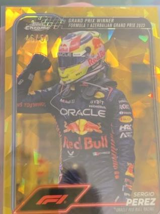 2024 Topps Chrome Sapphire Formula 1 Sergio Perez Grand Prix Winners /50