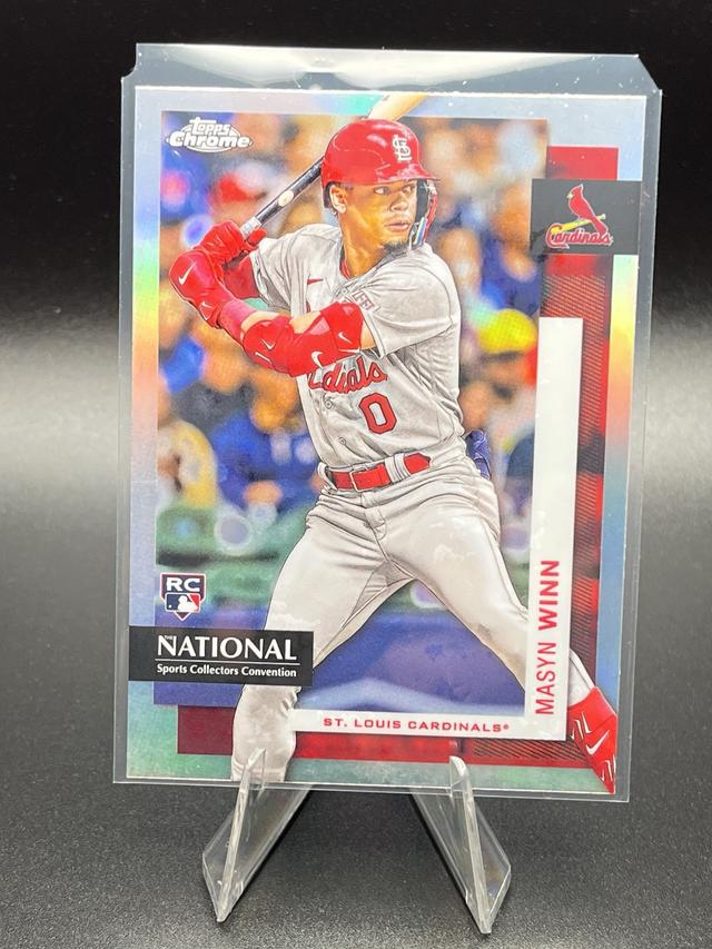 2024 Topps National Masyn Winn ﻿Topps Chrome Baseball Base Set #MLB-7