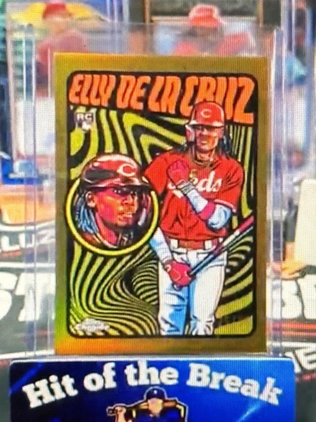 2024 Topps Chrome Elly De La Cruz Gold Refractors /50 #UV-1