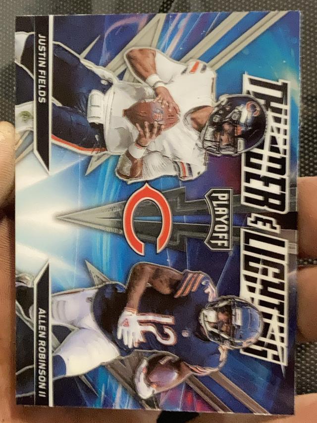 2021 Panini Playoff Justin Fields Allen Robinson II #TL-19