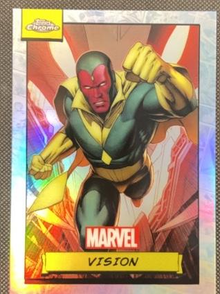 2024 Topps Chrome Marvel Vision ﻿Base Refractor #57