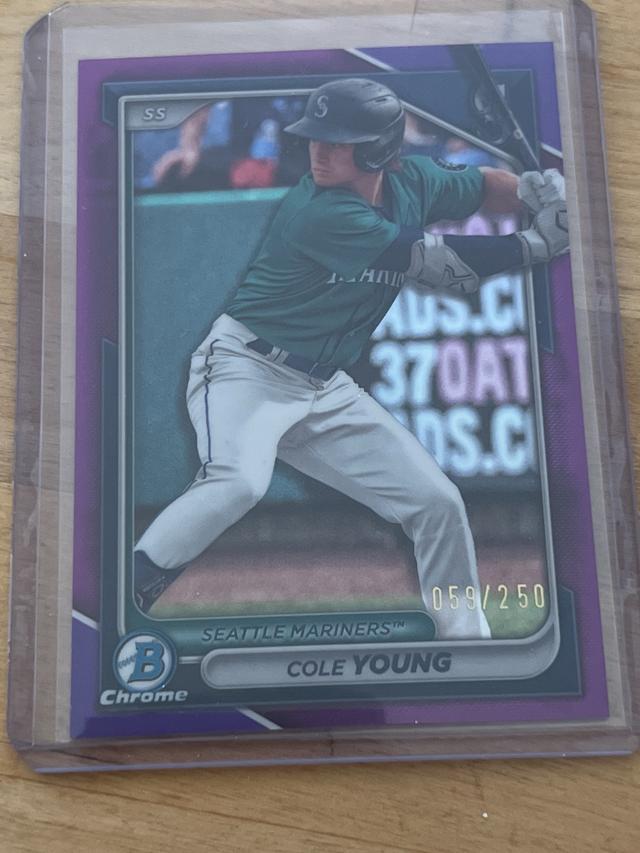 2024 Bowman Cole Young CHROME PROSPECTS II /250 #BCP-112