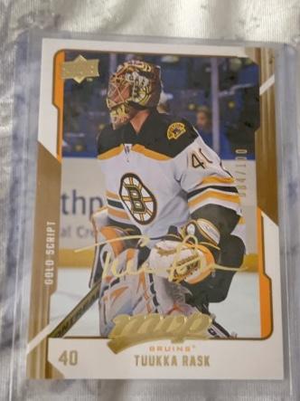 2008-09 Upper Deck MVP Tuukka Rask ﻿Base #29