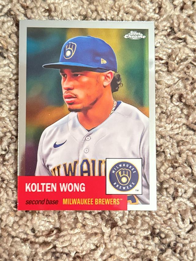 2022 Topps Chrome Platinum Kolten Wong ﻿Base Set #209