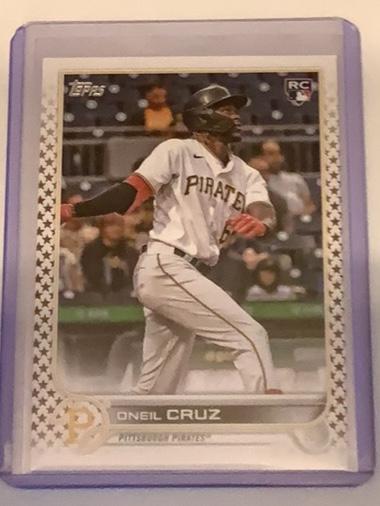 2022 Topps Series 2 Oneil Cruz BASE Gold Star #537