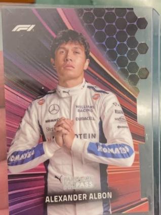 2024 Topps Paddock Pass Formula 1 Alexander Albon Triumvirates #TR-28