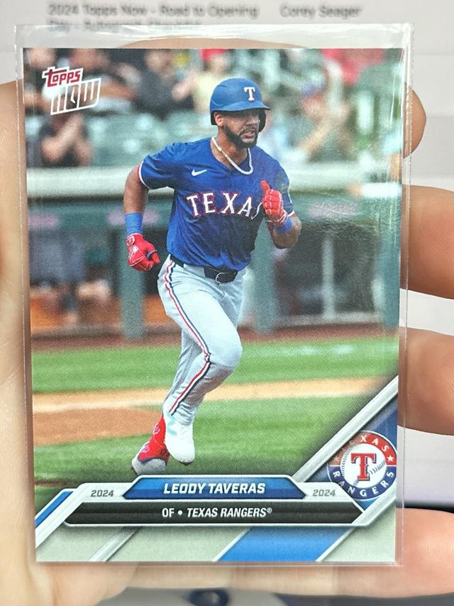 2024 Road to Opening Day  Leody Taveras Team Base Card Checklist #OD-149