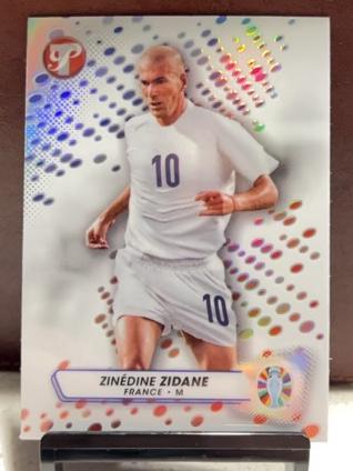 2023 Topps Pristine Road to Euro 2024 Zinédine Zidane ﻿Base Set Refractors