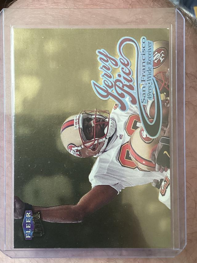 1999 Fleer Ultra Jerry Rice ﻿Gold Medallion #187G