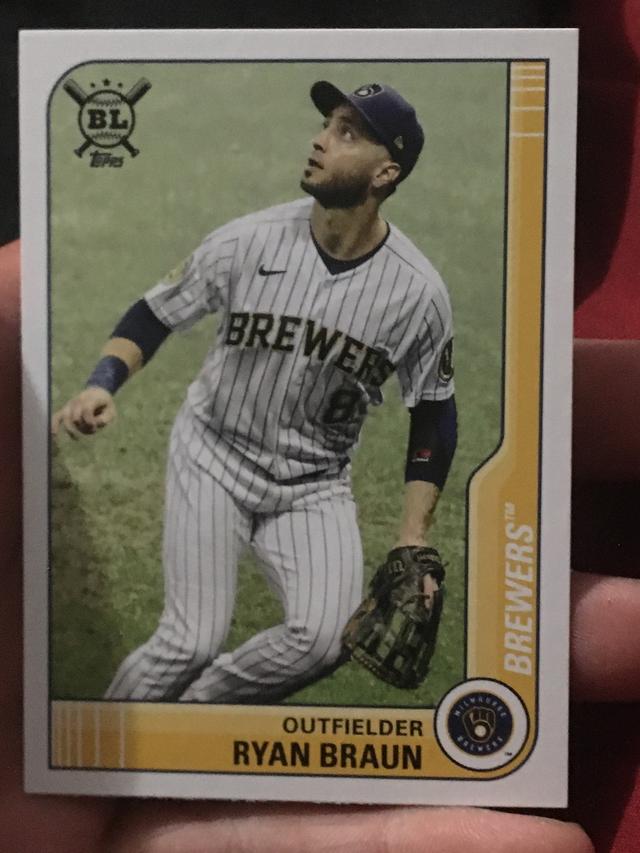 2021 Topps Big League Ryan Braun ﻿Base Set #96