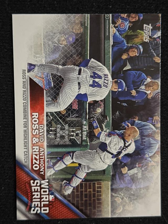 2016 Topps Chicago Cubs World Series Set David Ross / Anthony ﻿Base #WS-7