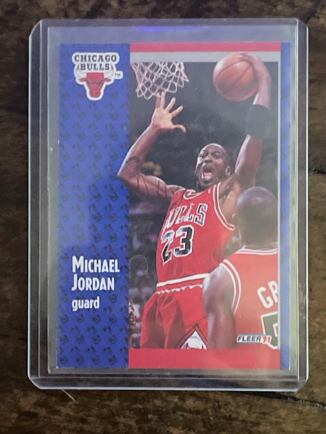 1991-92 Fleer Basketball Michael Jordan ﻿Base #29