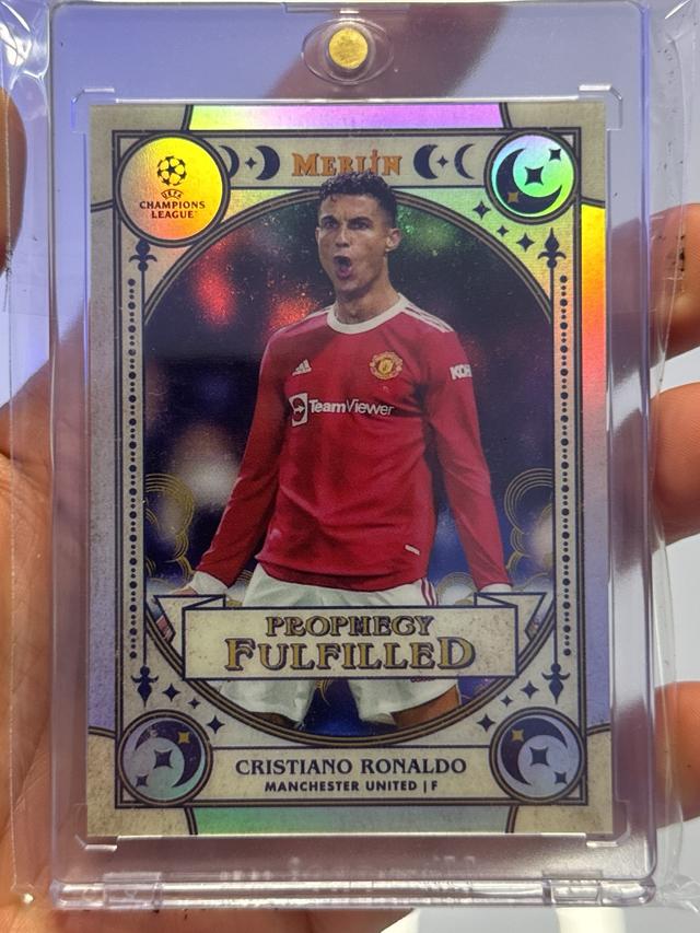 2021-22 Topps Merlin Chrome UEFA Cristiano Ronaldo Prophecy Fulfilled Set