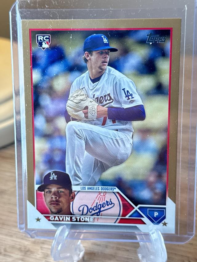 2023 Topps Update Series Gavin Stone BASE SET Gold Parallel /2023 #US70