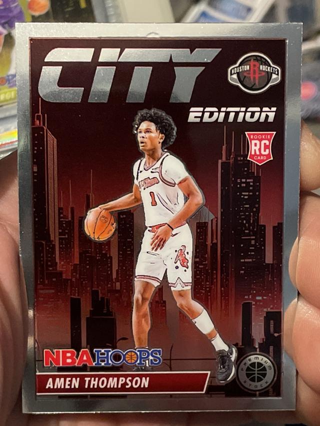 2023-24 Panini Hoops Premium Stock Amen Thompson City Edition #14