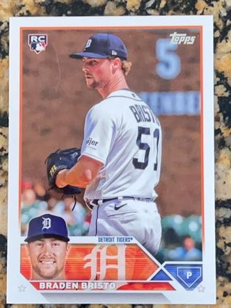 2023 Topps Update Series Braden Bristo BASE SET #US282