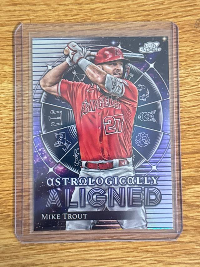 2024 Topps Cosmic Chrome Mike Trout Astrologically Aligned #AA-5