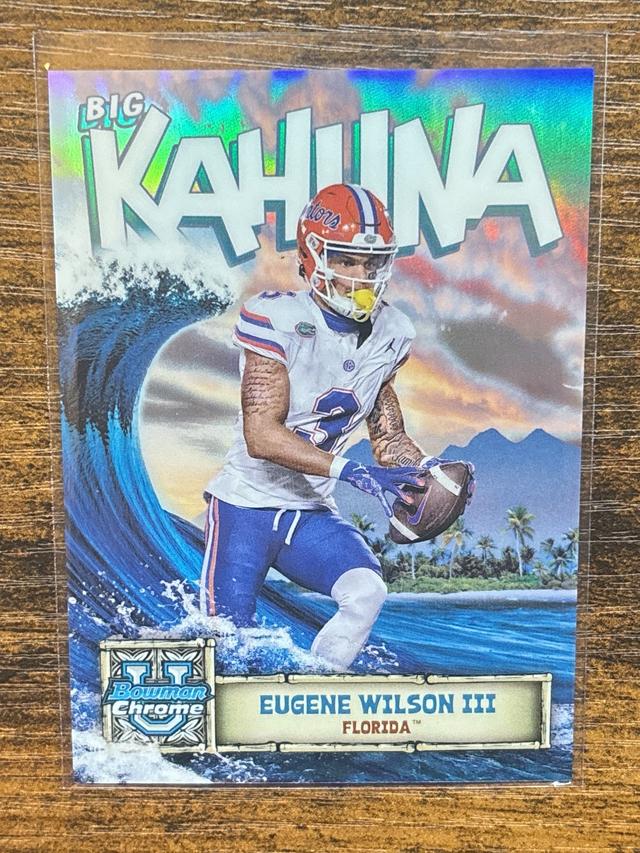 2024 Bowman Chrome University Eugene Wilson III Big Kahuna #BK-10 Case Hit SSP