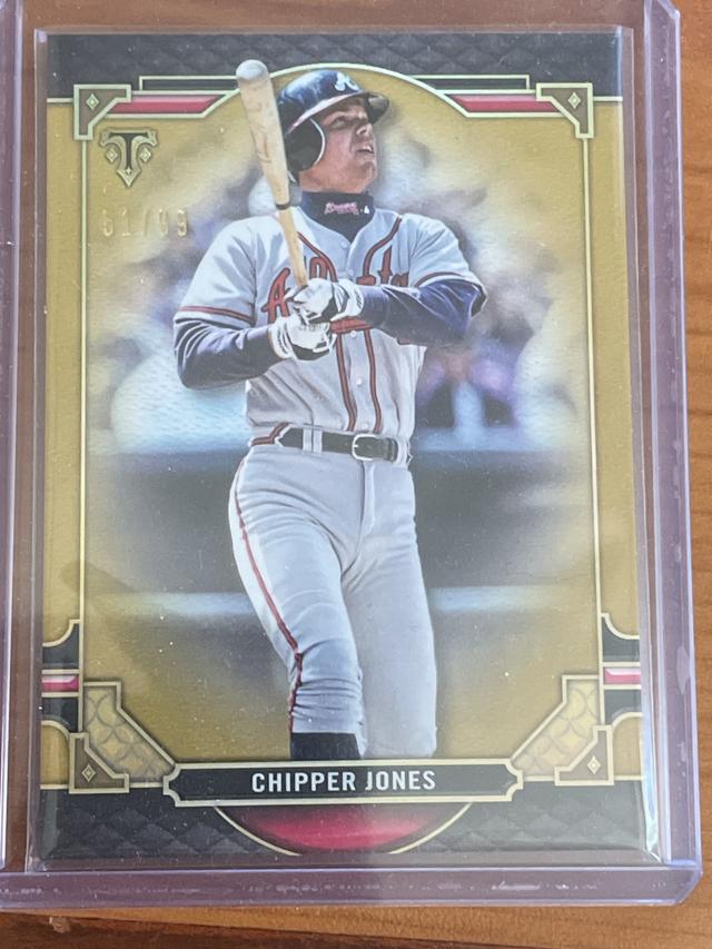 2022 Topps Triple Threads Chipper Jones BASE CARDS Gold /99 #96