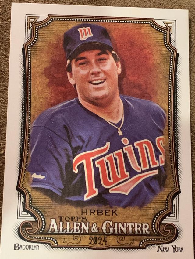 2024 Topps Allen & Ginter Kent Hrbek ﻿Base Set #347