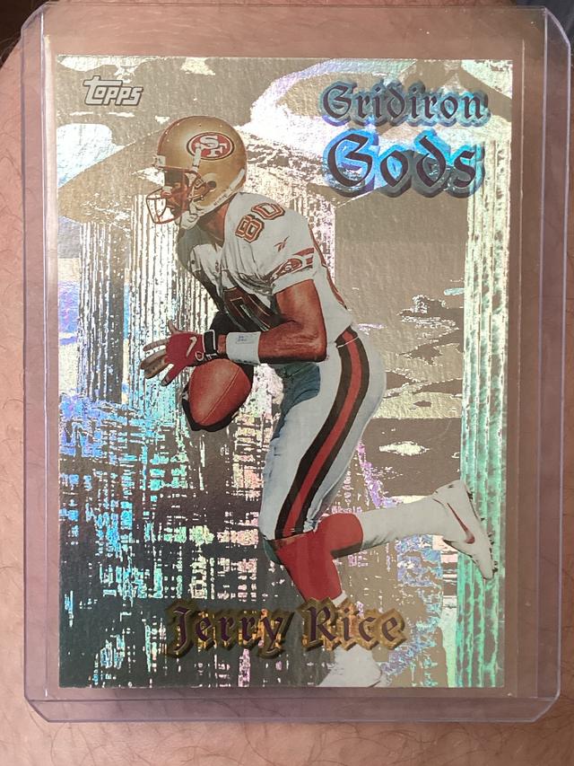 1998 Topps Football Jerry Rice Gridiron Gods #G2