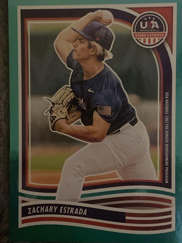 2024 Panini Stars & Stripes USA Zachary Estrada ﻿Base Set #113