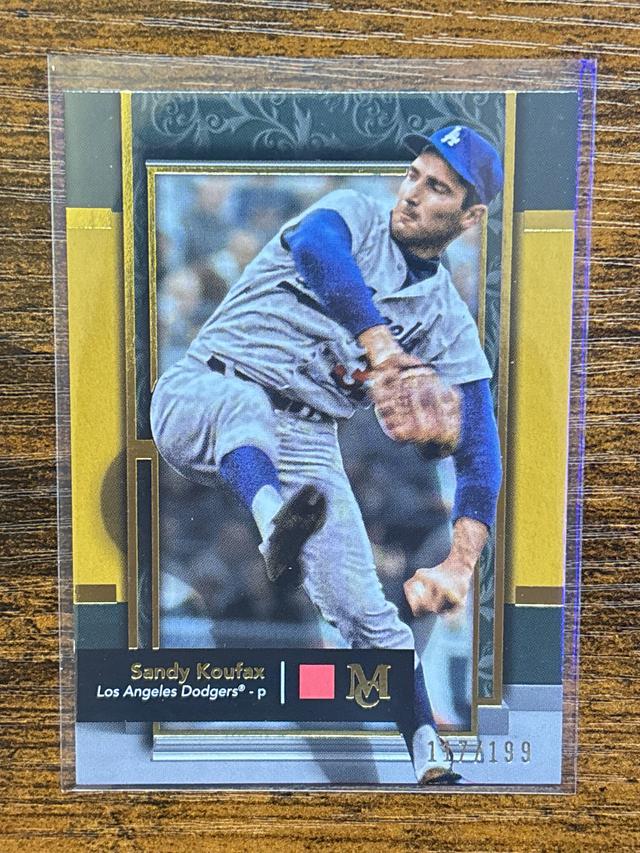 2024 Topps Museum Collection Sandy Koufax Gold 117/199 #26 Dodgers HOF