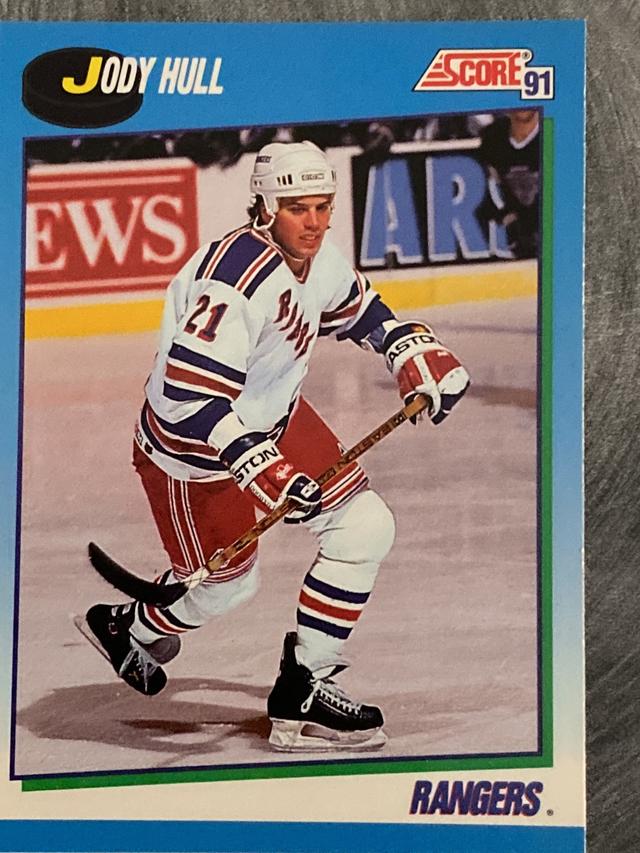 1991 Score Hockey Jody Hull ﻿Base #524