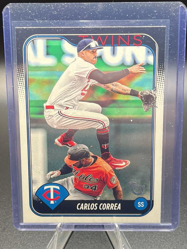 2024 Topps Series 2 Carlos Correa BASE SET Vintage Stock /99 #400