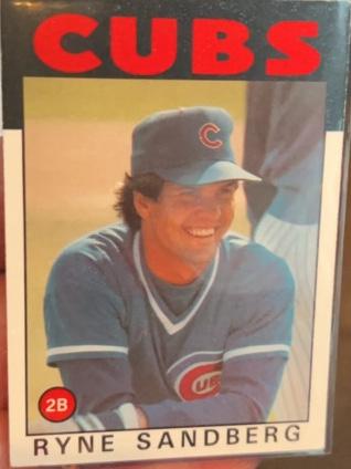 1986 Topps Ryne Sandberg Base Set #690