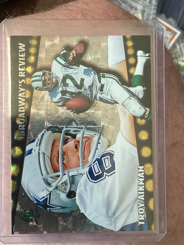 1996 Topps Football Troy Aikman ﻿Broadway's Review #BR6