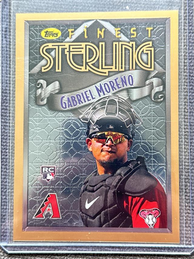 2023 Topps Finest Flashbacks Gabriel Moreno FINEST STERLING COMMON #74