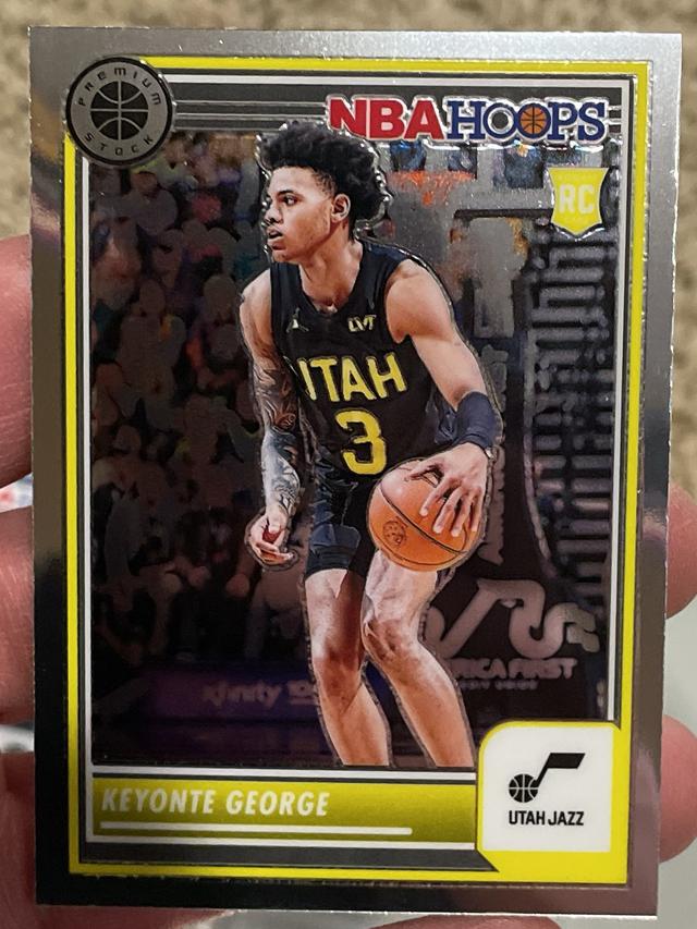 2023-24 Panini Hoops Premium Stock Keyonte George ﻿Base Set #98