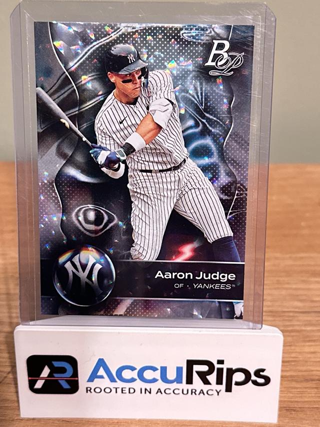 2023 Bowman Platinum Aaron Judge BASE CARDS Ice Foil #85