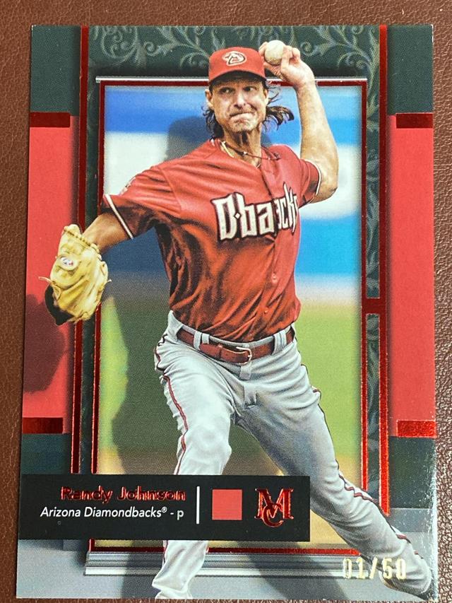 2024 Topps Museum Collection Randy Johnson ﻿Base Set Ruby /50 #31